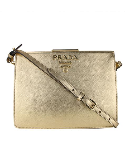 bolsa dourada da prada|bolsa prada farfetch.